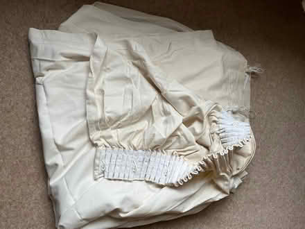 Photo of free Cream cotton curtains (West Horsham) #1