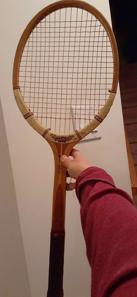 Photo of free Vintage Wooden Tennis Racket (Riverside South) #1
