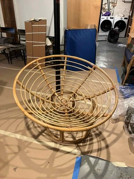 Photo of free Papasan Chair (Natick) #3