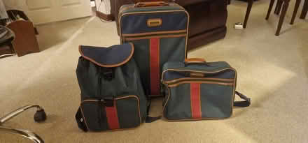 Photo of free Small suitcase with matching items (Moston, M9) #1