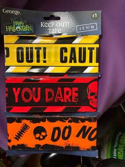 Photo of free x3 “Keep Out” tapes - new in pack (Bristol BS14) #1