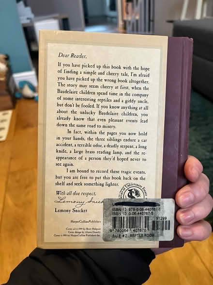 Photo of free Book - the series of unfortunate (OX14) #1