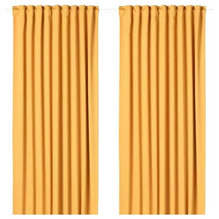 Photo of free Ikea yellow curtains (Bethnal Green E2) #1