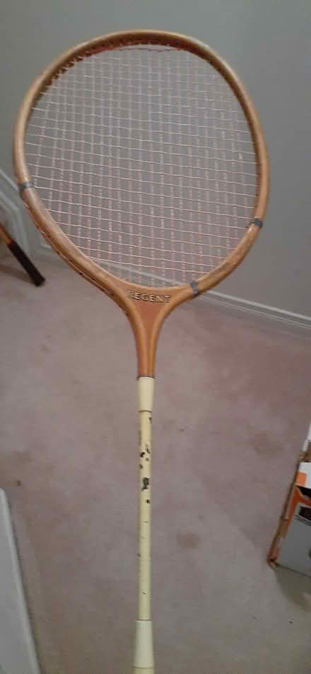 Photo of free Vintage Wooden Badminton Racket (Riverside South) #1