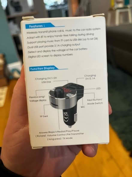 Photo of free Car charger (OX14) #2