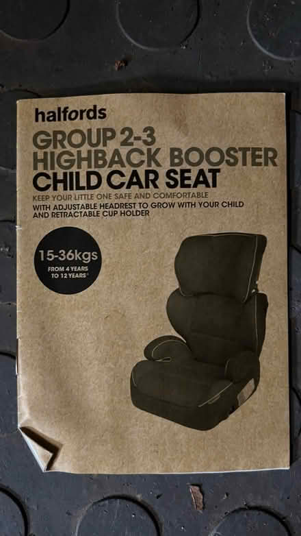Photo of free Halfords car seat group 2-3 (CV34 Warwick gates) #2