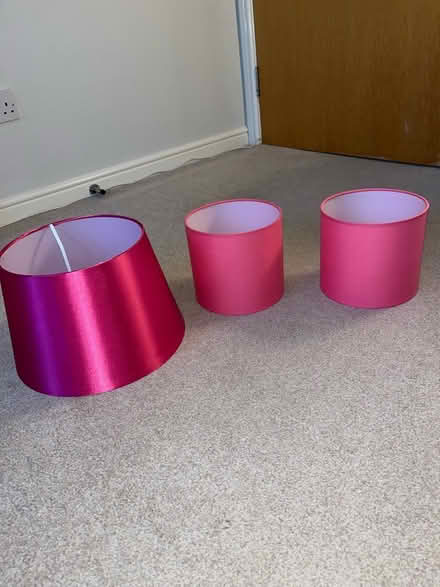 Photo of free Pink lamp shades (G43) #2