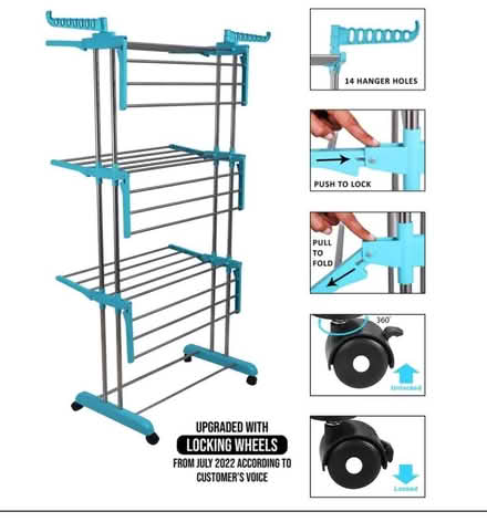 Photo of free Foldable Clothes Drying Stand (NG) #1
