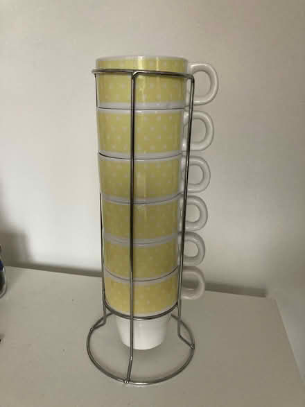 Photo of free Stacking mugs yellow spots (Aston Fields B60) #2