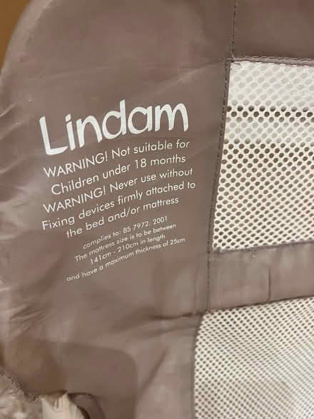 Photo of free Lindam bed guard (Teddington TW11) #1