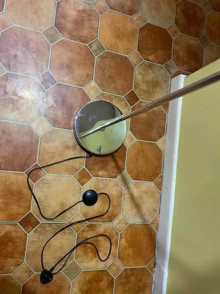 Photo of free Tall Floor Lamp with shade, footswitch (Abraham Heights LA1) #1