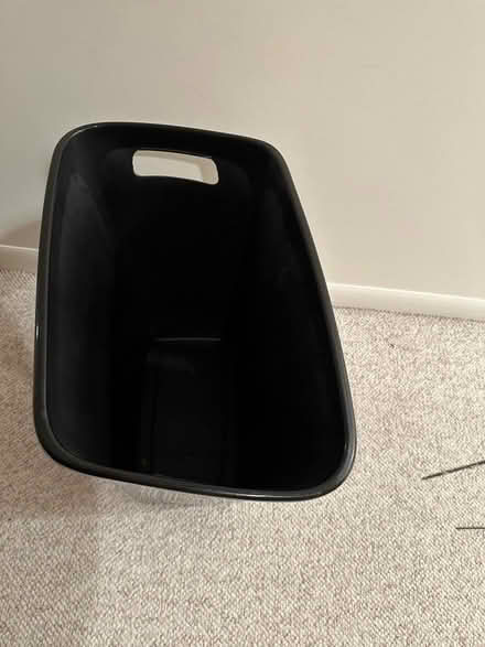 Photo of free Hefty Black Plastic Trash Bin (Northeast Ann Arbor) #3