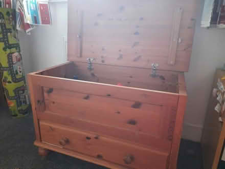 Photo of free Solid wooden toy chest (Manor S2) #1