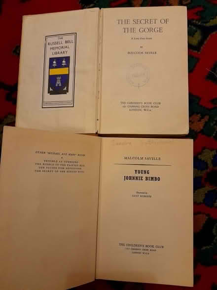 Photo of free 2 children's books ( Malcolm Saville ) (AB10) #2