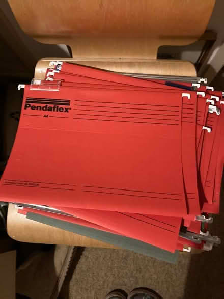 Photo of free A4 drop files for filing cabinet (Whiteshill GL6) #1
