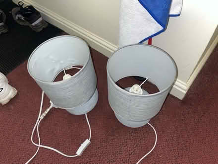 Photo of free 2 grey lamps (G43) #3