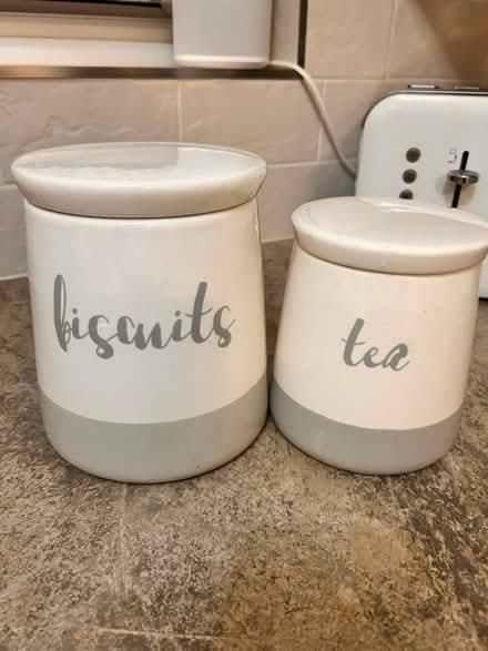 Photo of free Tea and biscuit jars (Woodford Green) #1