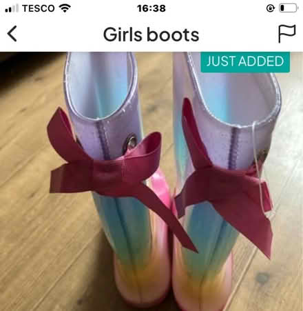 Photo of free Rainbow girls welly’s (Ipswich IP2) #1