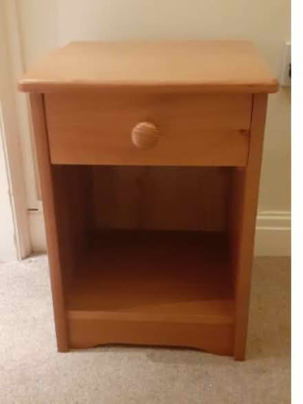 Photo of free pine bedside table (Oakenholt CH6) #2
