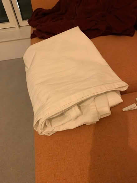Photo of free Off-white cotton Ikea curtains (SE19) #2