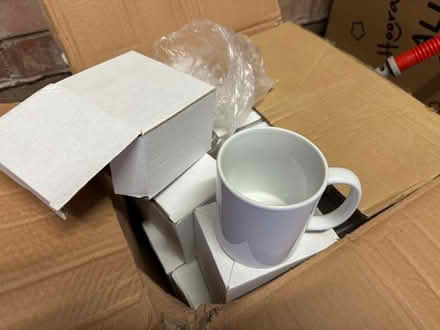Photo of free Box of plain white mugs (Ivy Farm SK11) #1