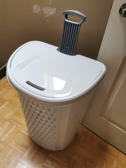 Photo of free Laundry basket with wheels and lid (Vanier north) #1