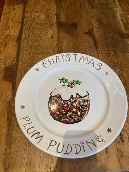 Photo of free Christmas pudding plate (Belle Vue SY3) #1