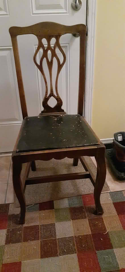 Photo of free Antique Wooden chair (Riverside South) #1
