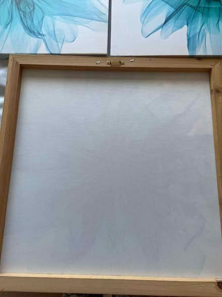 Photo of free 3 canvas blue flower pictures (Talbot Village BH10) #3