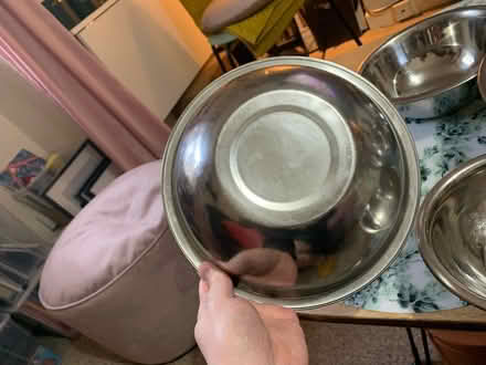 Photo of free 4 Stainless steel mixing bowls (Edinburgh, Broughton, EH3) #2