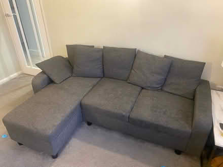 Photo of free Reversible L shape Grey Sofa (CM12) #1