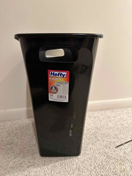 Photo of free Hefty Black Plastic Trash Bin (Northeast Ann Arbor) #2