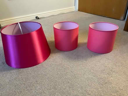 Photo of free Pink lamp shades (G43) #3