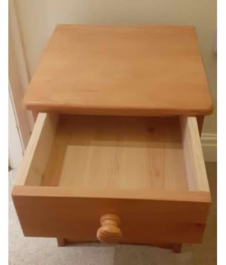 Photo of free pine bedside table (Oakenholt CH6) #1