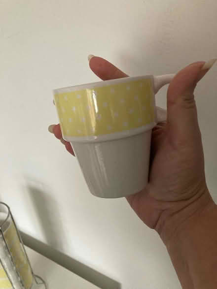 Photo of free Stacking mugs yellow spots (Aston Fields B60) #3