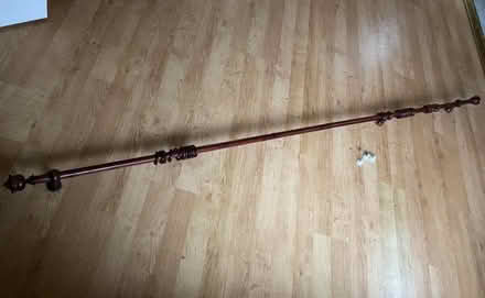 Photo of free Wooden Curtain Pole 290cm Length (Noctorum CH43) #4