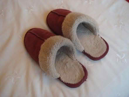 Photo of free M&S suede slippers size 5 (Cropston LE7) #1