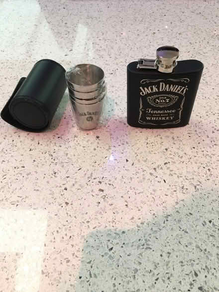 Photo of free Jack Daniels flask & glasses (Hutton CM13) #2