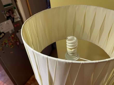 Photo of free Tall Floor Lamp with shade, footswitch (Abraham Heights LA1) #3