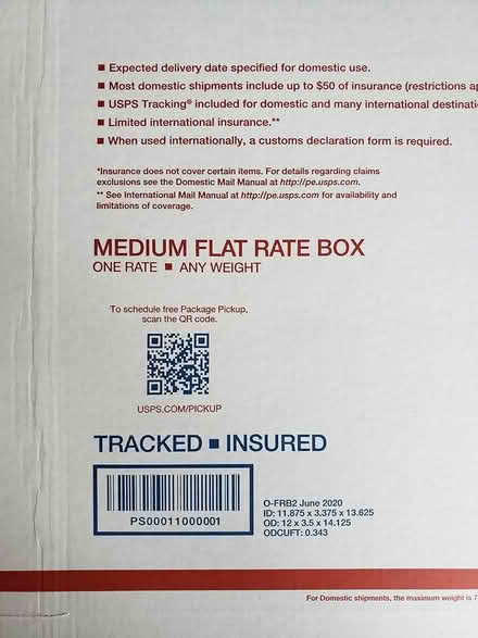 Photo of free Unused USPS flat-rate boxes (West Seattle) #1