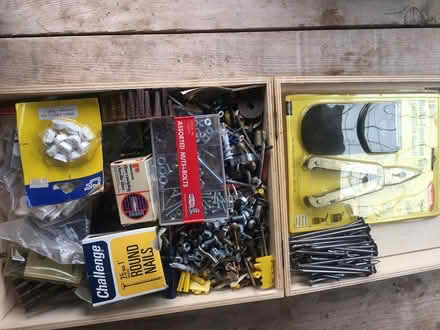 Photo of free Assorted box of nails, screws etc (Cuckfield RH17) #1