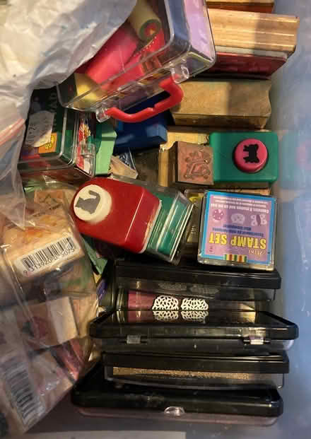 Photo of free Tub of stamps and inkpads (lane cove) #4