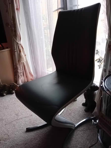 Photo of free 4 top quality dining chairs only (Bowgreave PR3) #1