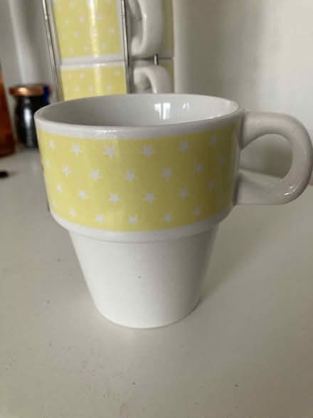 Photo of free Stacking mugs yellow spots (Aston Fields B60) #1