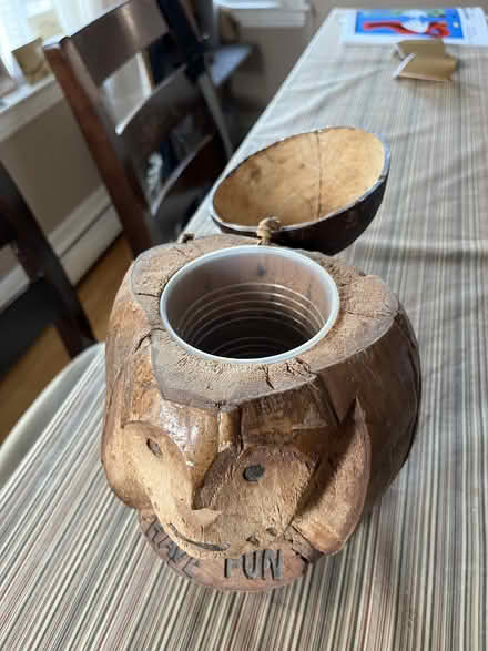 Photo of free wooden monkey drink holder (Ball Square) #3