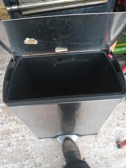 Photo of free Stainless Steel peddle bin (Woolton L25) #2