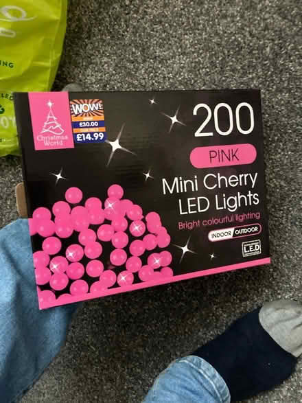 Photo of free Pink cherry lights: Xmas/any time (Near Cameron Toll EH16) #1