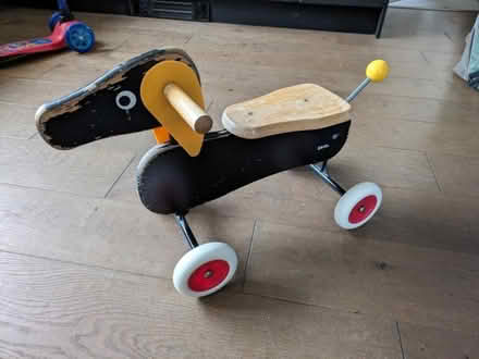 Photo of free Brio wooden sit on dog (Earwig Corner BN7) #1