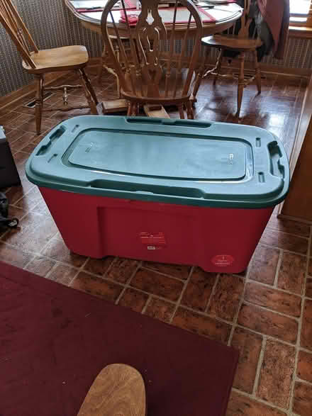 Photo of free Large plastic storage tub (Robbinsdale) #2