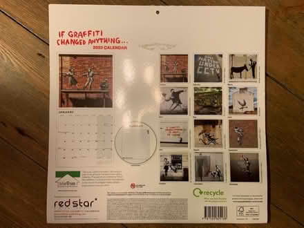 Photo of free 2023 Banksy calendar (Widcombe) #1